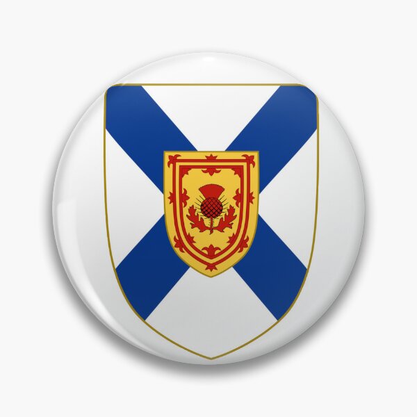 Item preview, Nova Scotia Coat of Arms Shield with Thistle (suaicheantas nova scotia le cluaran) designed and sold by JonathanR1994.