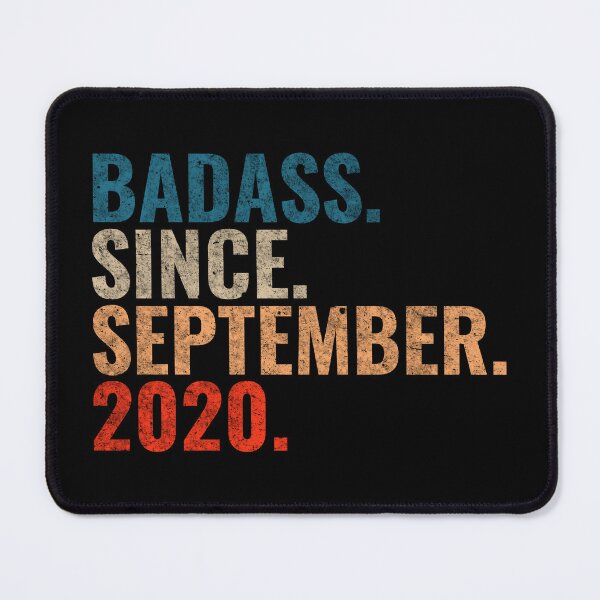 Item preview, Badass since September 2020 Vintage 2020 September birthday gift designed and sold by Teelogic.