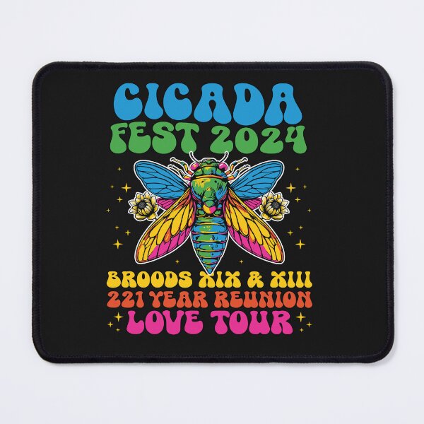 Item preview, Colorful Cicada Fest 2024 designed and sold by AlienOccupation.