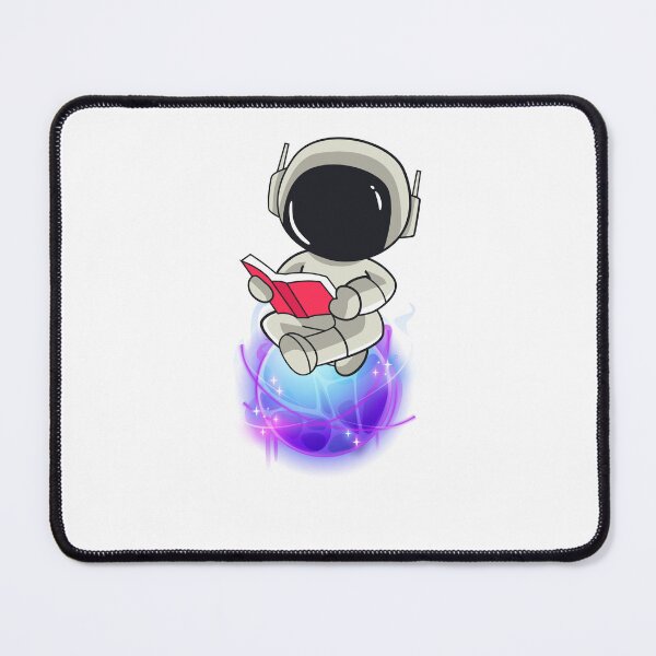 Item preview, astronaut reading on a planet designed and sold by Spirit and Style.