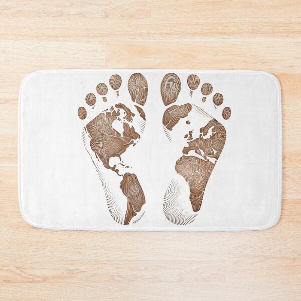 Item preview, The footprints of the world designed and sold by FusiTink.