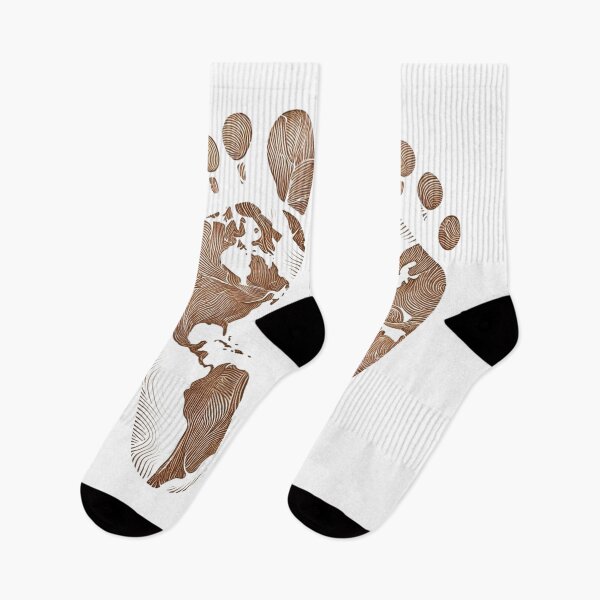 Item preview, The footprints of the world designed and sold by FusiTink.