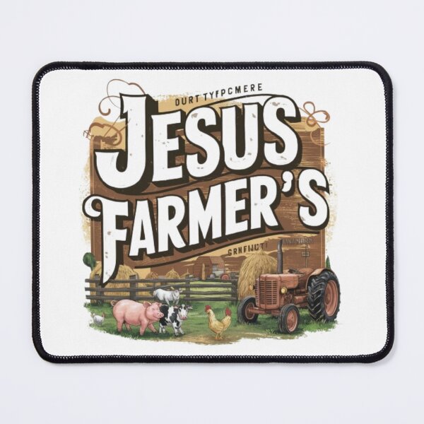 Item preview, JESUS FARMER". FUNNY CHRISTIAN FARMERS  designed and sold by Obinne.