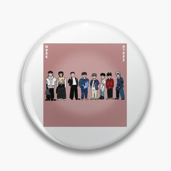 Item preview, Work by Ateez designed and sold by ArtRaftPro.