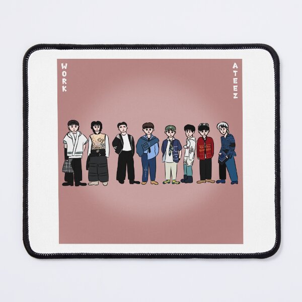 Item preview, Work by Ateez designed and sold by ArtRaftPro.
