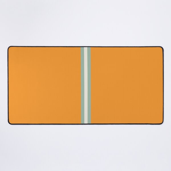 Item preview, ORANGE, MUTED GREEN & CREAM Central Vertical 3 STRIPES designed and sold by RachelMacht.