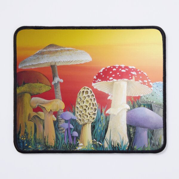 Item preview, Bright Mushrooms designed and sold by pookasrest.