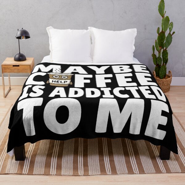 Item preview, Maybe Coffee is Addicted to Me - Funny Coffee Lover quote designed and sold by Unitepeople.
