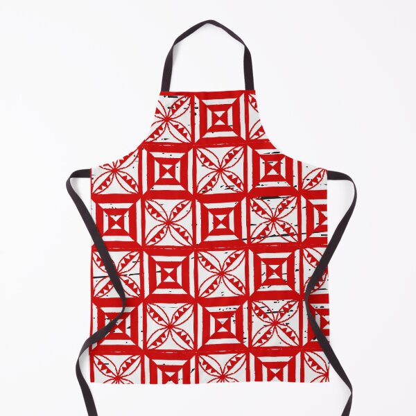 Item preview, Fata 'o Tu'i Tonga Tongan Traditional Polynesian Red Pattern designed and sold by InkKiai.