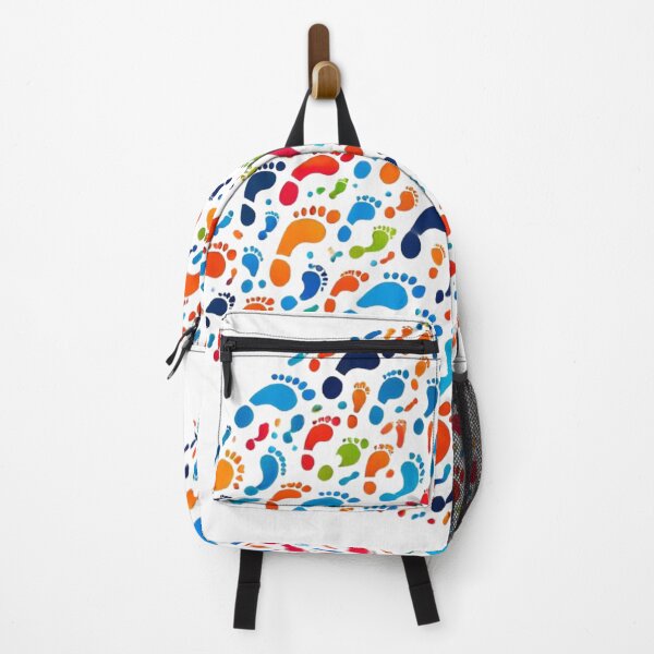 Item preview, Colorful foot prints designed and sold by FusiTink.