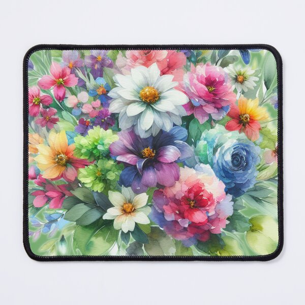 Item preview, Colorful Mixed Flowers designed and sold by Hney-5.