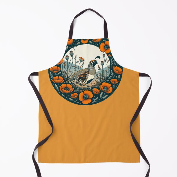 Item preview, California Quail and Poppy  designed and sold by FrictionMaxxing.