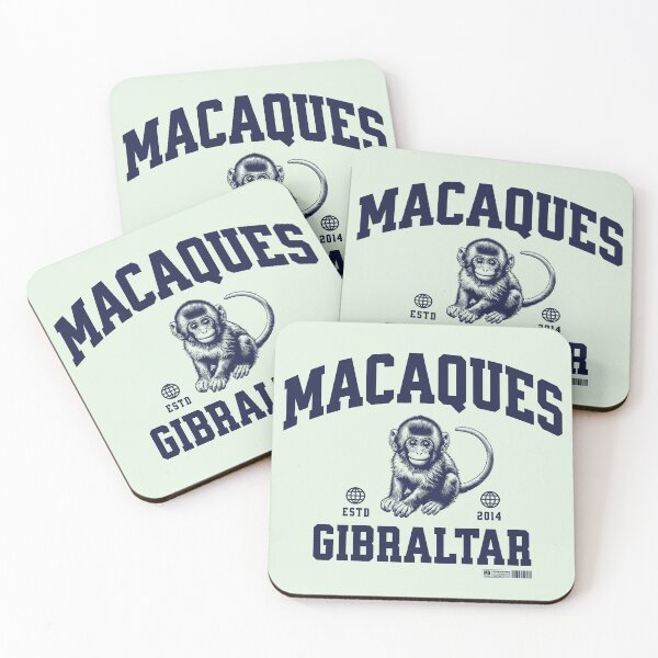 Item preview, The funny macaques from Gilbraltar designed and sold by Mafiadonar.