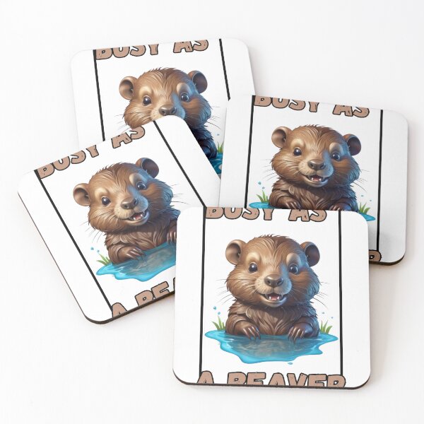 Item preview, busy as beaver designed and sold by ApolloStoreHD.
