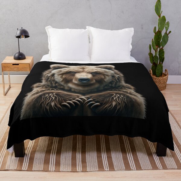 Artikelvorschau, Grizzly Bear Art T -Shirt für Wildtierfans entworfen und verkauft von IKOK.