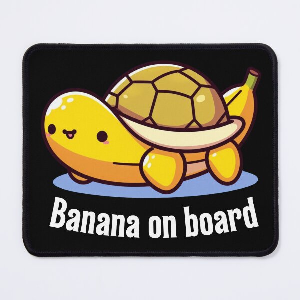 Item preview, Banana on board - cute banana turtle vol. 2 designed and sold by Funny-Banana.