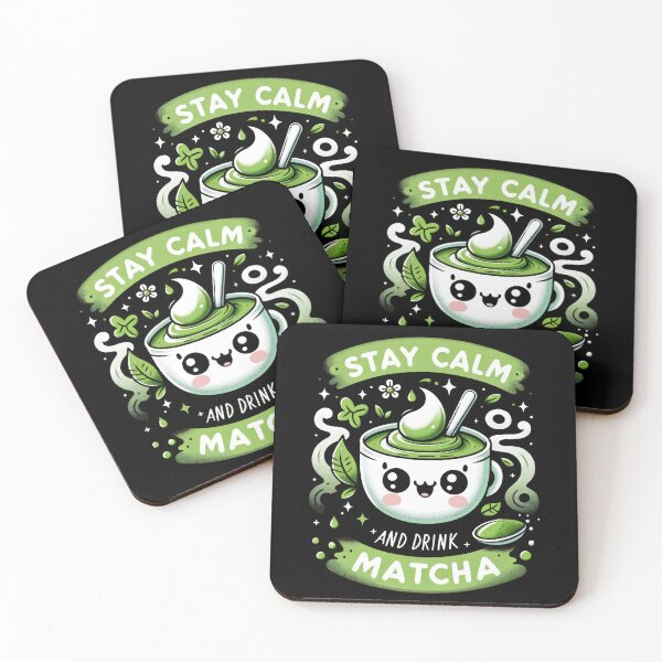Item preview, Stay Calm and Drink Matcha Cute Gifts for Matcha Lovers designed and sold by MoniushkoArt.