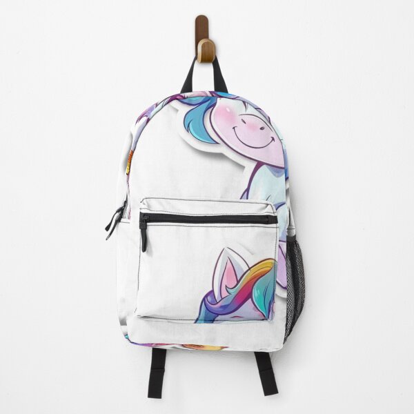 Item preview, Cartoon Rainbow Unicorn Illustration With Large Eyes designed and sold by Reichcorp.
