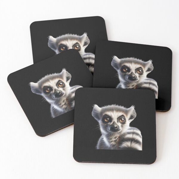 Item preview, Cute Lemur Face Wildlife T-Shirt designed and sold by IKOK.