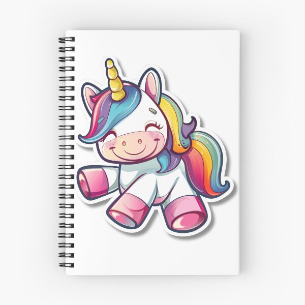 Item preview, Cartoon Rainbow Unicorn Illustration With Large Eyes designed and sold by Reichcorp.