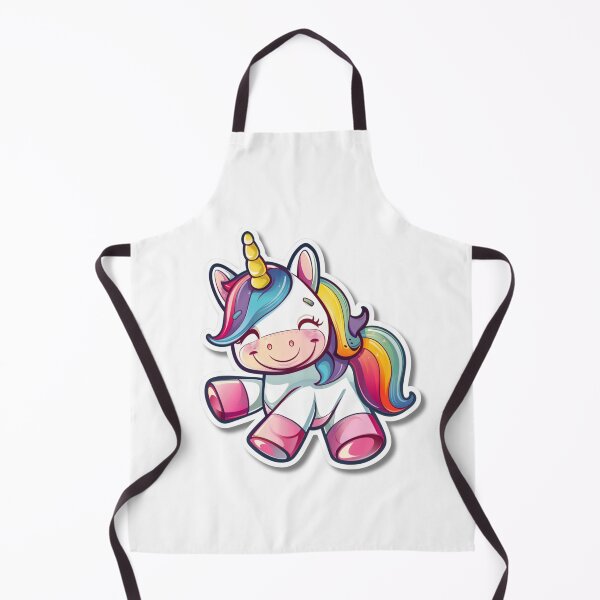 Item preview, Cartoon Rainbow Unicorn Illustration With Large Eyes designed and sold by Reichcorp.