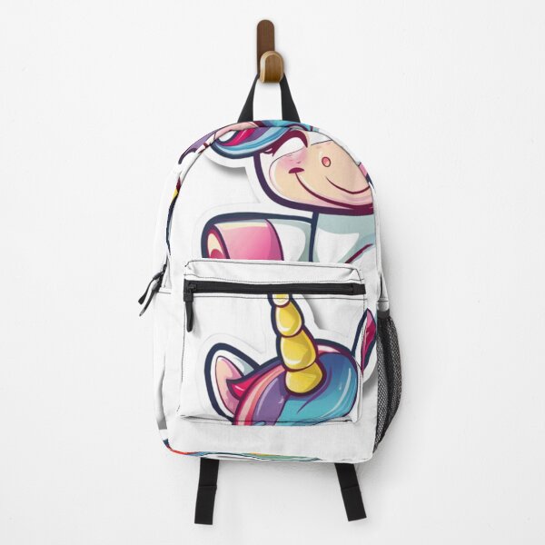 Item preview, Cartoon Rainbow Unicorn Illustration With Large Eyes designed and sold by Reichcorp.