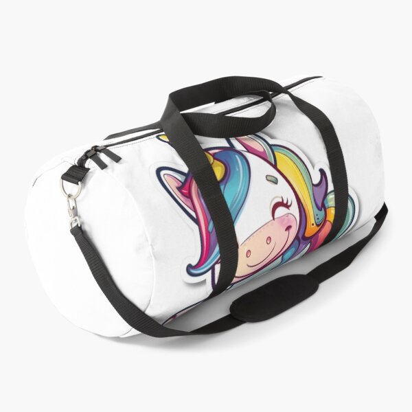 Item preview, Cartoon Rainbow Unicorn Illustration With Large Eyes designed and sold by Reichcorp.