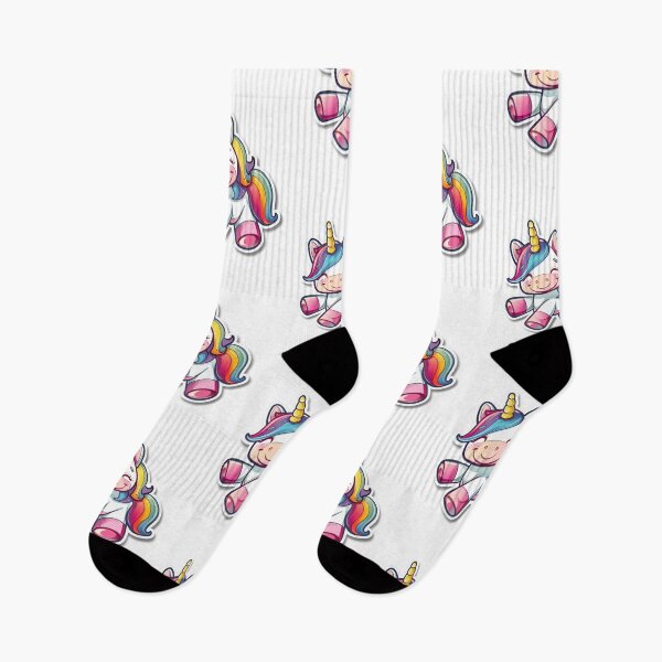Item preview, Cartoon Rainbow Unicorn Illustration With Large Eyes designed and sold by Reichcorp.