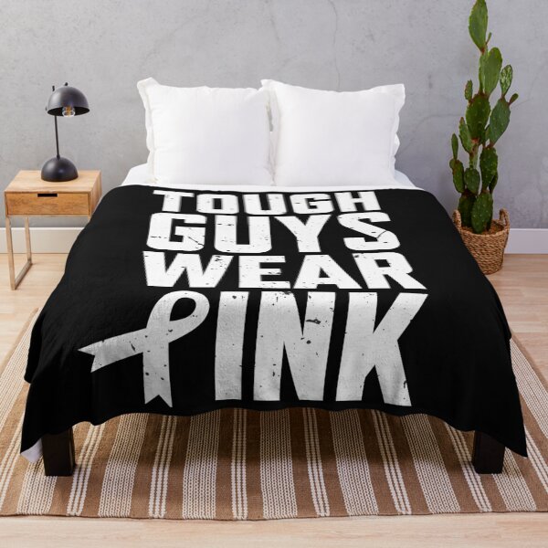 Item preview, Tough Guys Wear Pink Breast Cancer Awareness Men Boys designed and sold by clothesy7.