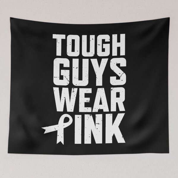 Item preview, Tough Guys Wear Pink Breast Cancer Awareness Men Boys designed and sold by clothesy7.