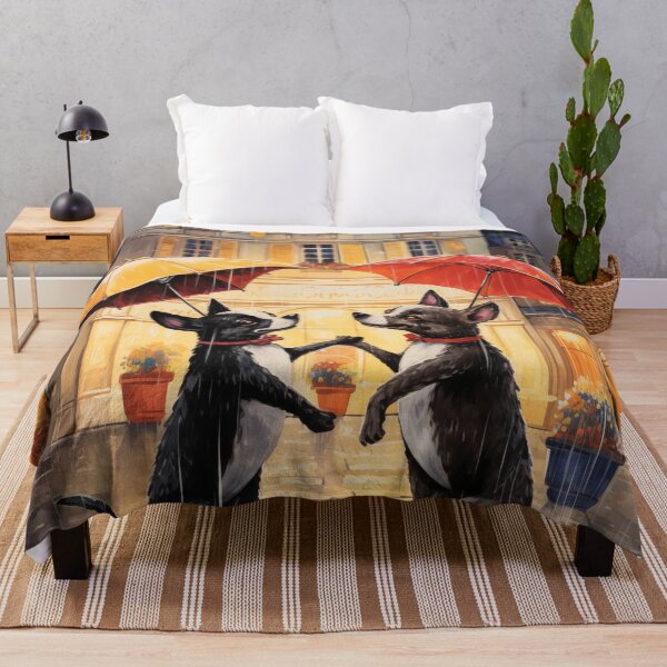Item preview, Dogs Playing In The Rain designed and sold by Rtymer.
