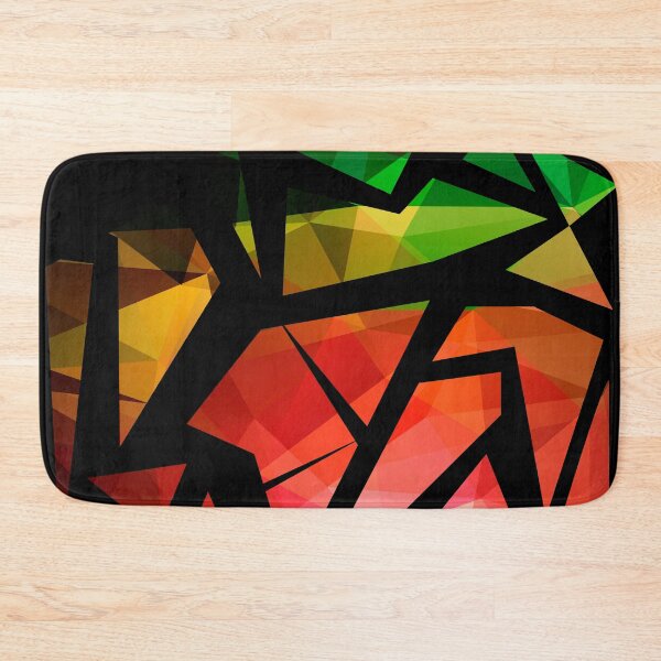 Item preview, Pattern with rainbow color peaces of glass designed and sold by fuzzyfox.