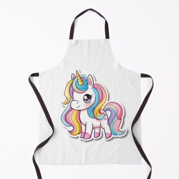 Item preview, Cartoon Rainbow Unicorn Illustration With Large Eyes designed and sold by Reichcorp.