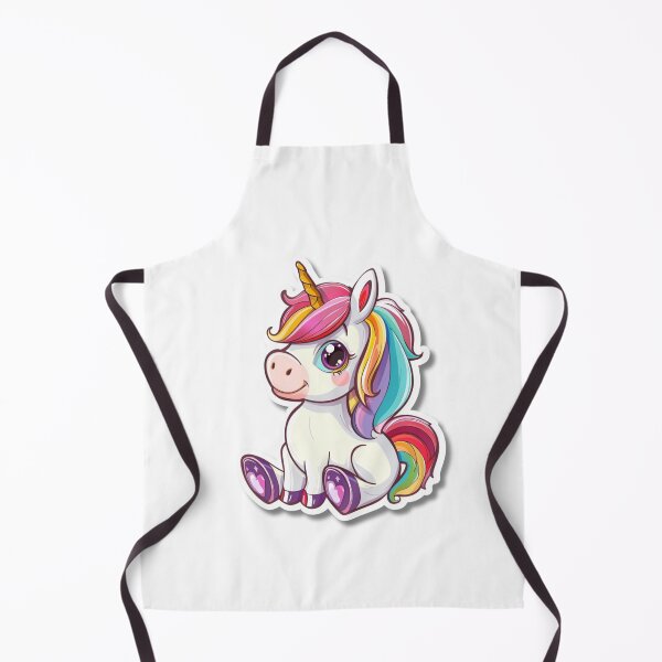 Item preview, Cartoon Rainbow Unicorn Illustration With Large Eyes designed and sold by Reichcorp.