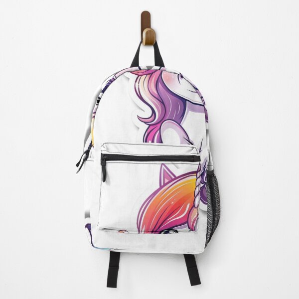 Item preview, Cartoon Rainbow Unicorn Illustration With Large Eyes designed and sold by Reichcorp.