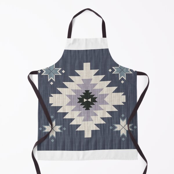 Aperçu de l'œuvre Motif de tapis géométrique d'inspiration Navajo avec des motifs gris et beige clair créée et vendue par Opart Srinok.