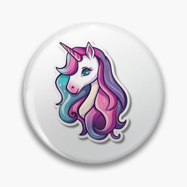 Item preview, Cartoon Rainbow Unicorn Illustration With Large Eyes designed and sold by Reichcorp.