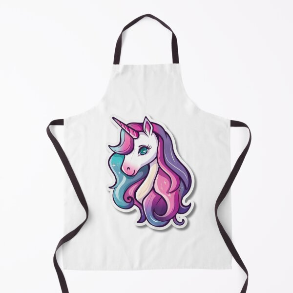 Item preview, Cartoon Rainbow Unicorn Illustration With Large Eyes designed and sold by Reichcorp.