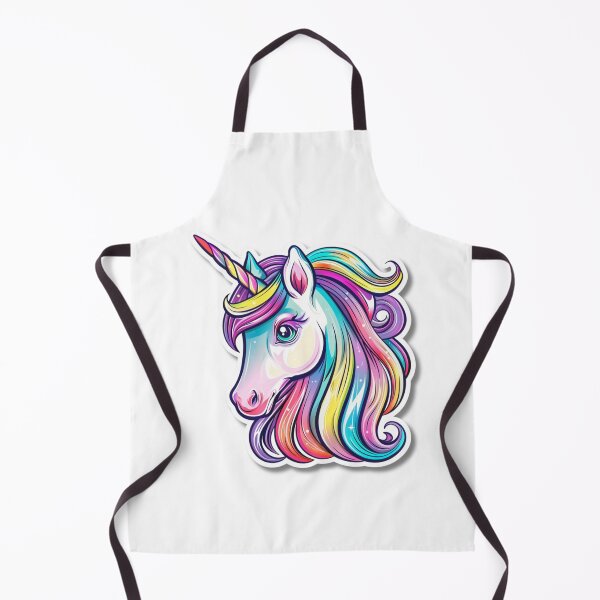 Item preview, Cartoon Rainbow Unicorn Illustration With Large Eyes designed and sold by Reichcorp.