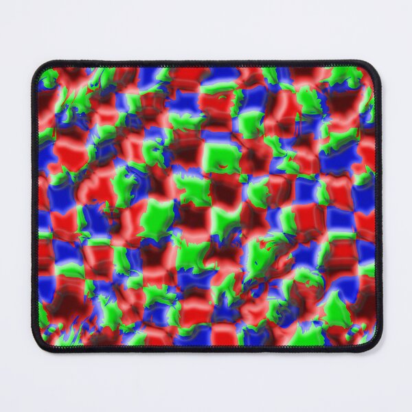 Item preview, Wavy RGB Checkerboard designed and sold by TheRulerofEarth.