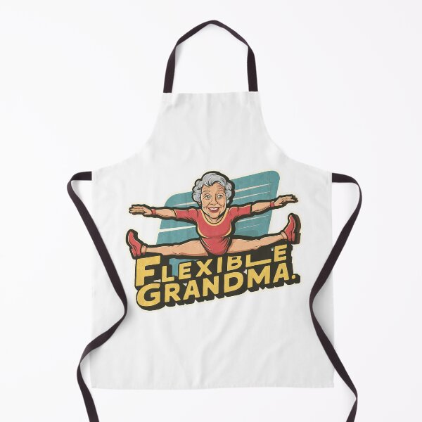 Item preview, ''Flexible Grandma '' Funny Working out Grandma Kawaii T-Shirt designed and sold by Witty Shirts.
