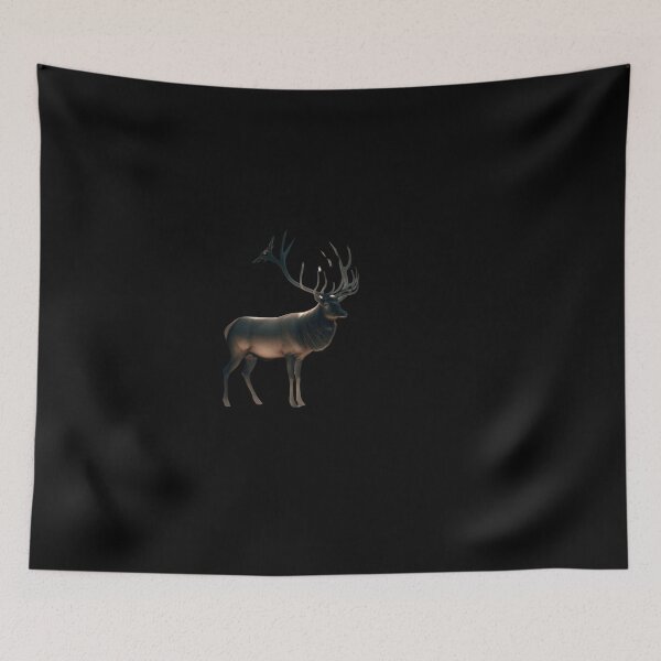 Item preview, Elk in Woodland Landscape Antlers Nature T-Shirt designed and sold by IKOK.