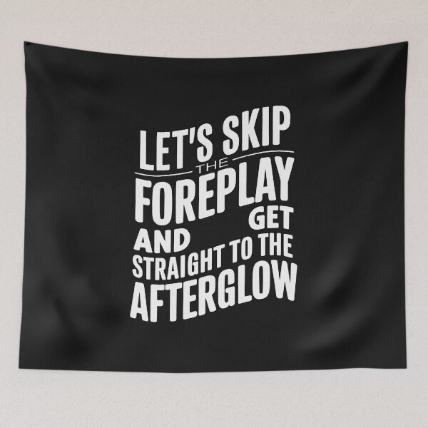 Item preview, ''Let's Skip Foreplay'' Funny Bachelor Party T-Shirt designed and sold by Witty Shirts.