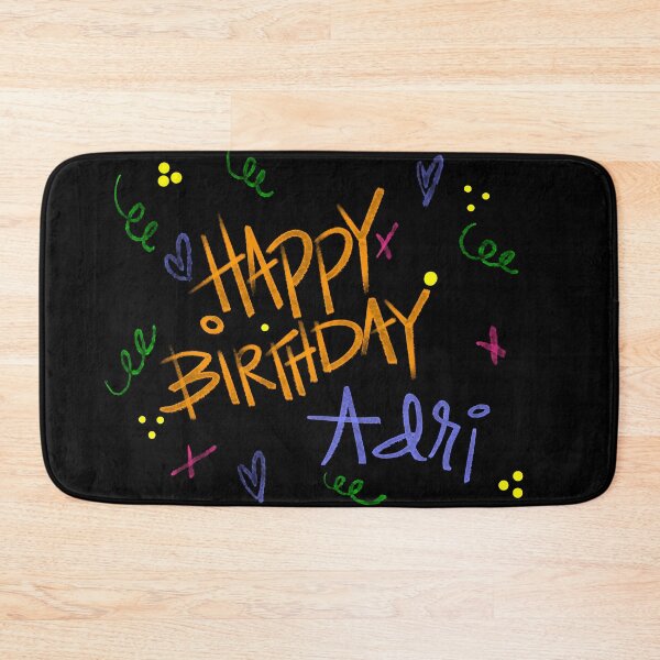Item preview, HAPPY BIRTHDAY ADRI CUSTOM NAME designed and sold by GIVENGRACE.ART.