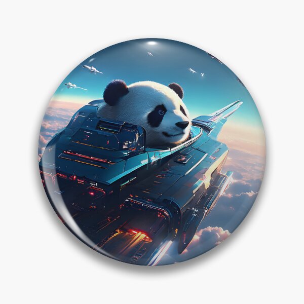 Item preview, Panda spaceship designed and sold by Jambonfromage.