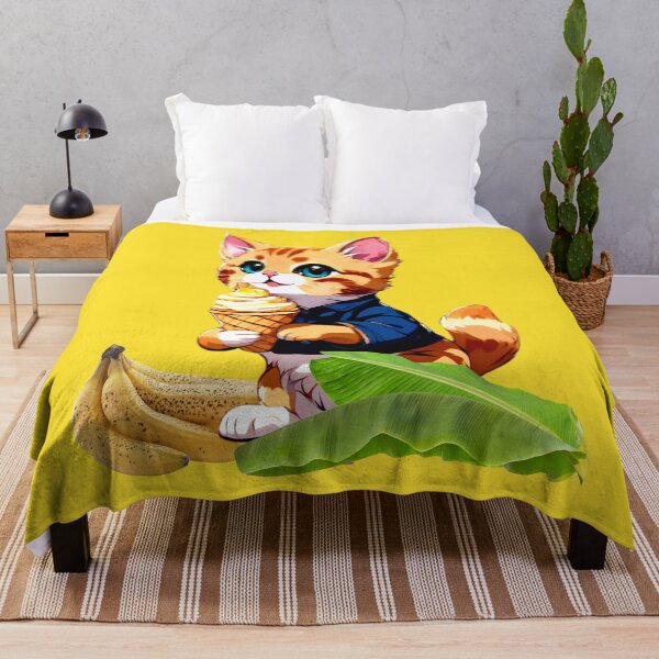 Item preview, Cat and ice cream, humor and summer. designed and sold by Zofia Sosnecka.