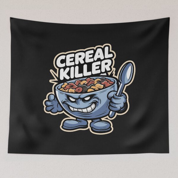 Item preview, 'Cereal Killer'' Funny Cereal Lover Kawaii T-Shirt designed and sold by Witty Shirts.