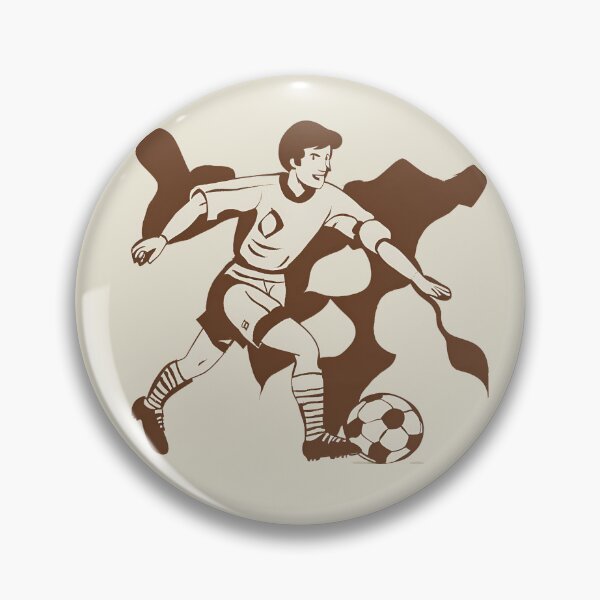 Item preview, Vintage Footballer, Football, Fußball, Fußballspieller, Fußballmeisterschaft, football championship, designed and sold by GOLDENGARDENART.