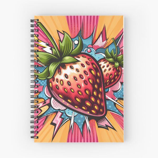 Item preview, Explosive Strawberries in Pop Art Style designed and sold by Vitalka-uk.