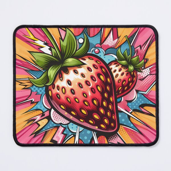 Item preview, Explosive Strawberries in Pop Art Style designed and sold by Vitalka-uk.